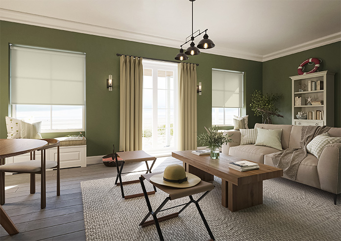 Roma (FR), Almond - Twist&Fit Roller Blind - Image 7